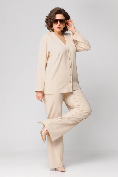 Брюки, джемпер Runella 1621 молочный - фото 2