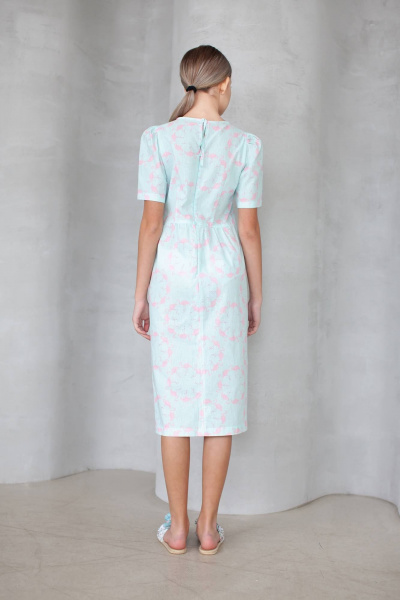 Летнее платье с разрезом и рукавами-фонариками Tanya Arzhanova ФлТА87 - фото 3