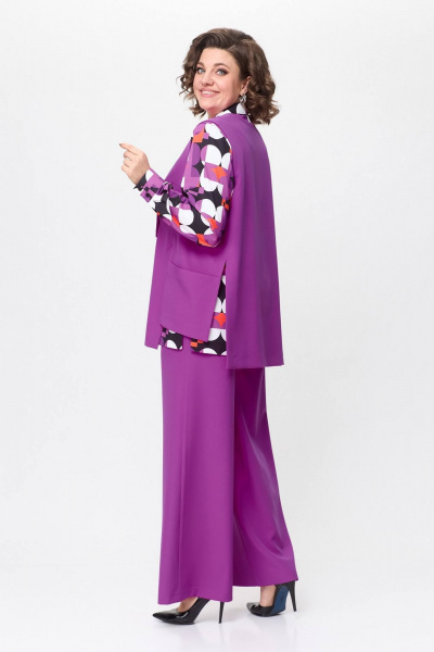 Блуза, брюки, жилет Koketka i K 1129 фуксия - фото 7