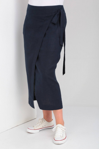 Юбка Ma Vie М609-2 темно-синий - фото 2