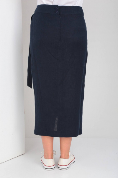 Юбка Ma Vie М609-2 темно-синий - фото 3