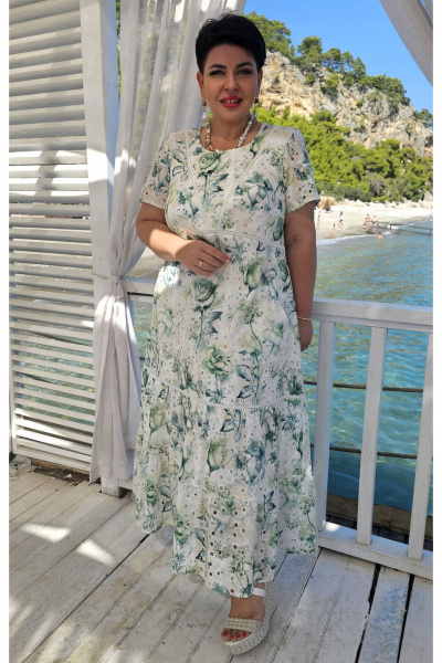 Платье Vittoria Queen 20933 дизайн_цветы - фото 6