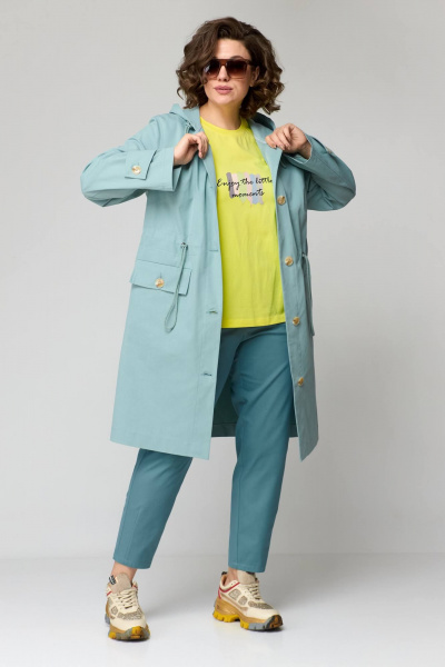 Брюки, майка, плащ Runella 1579 голубой - фото 3