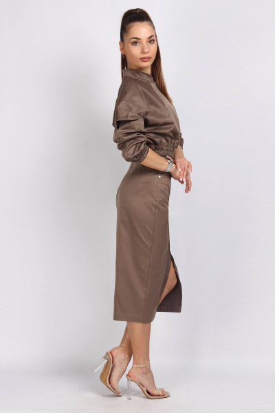 Бомбер, юбка Mia-Moda 1557 - фото 6