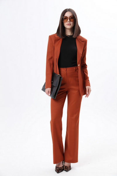 Платье в свободном стиле с воланами и пуговицами LM КТ3031 - фото 7