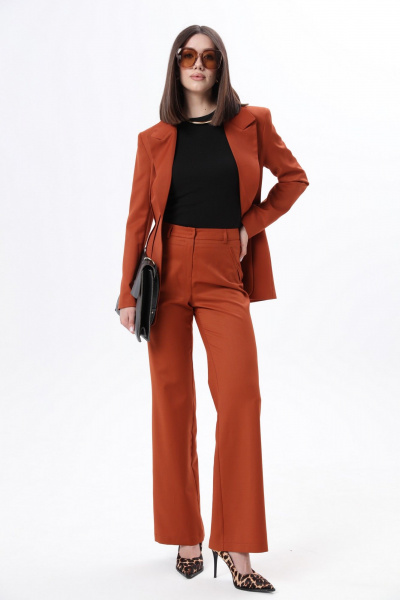 Платье в свободном стиле с воланами и пуговицами LM КТ3031 - фото 6