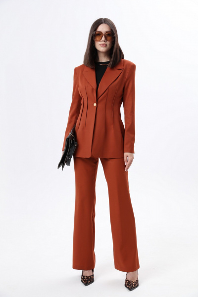 Платье в свободном стиле с воланами и пуговицами LM КТ3031 - фото 1