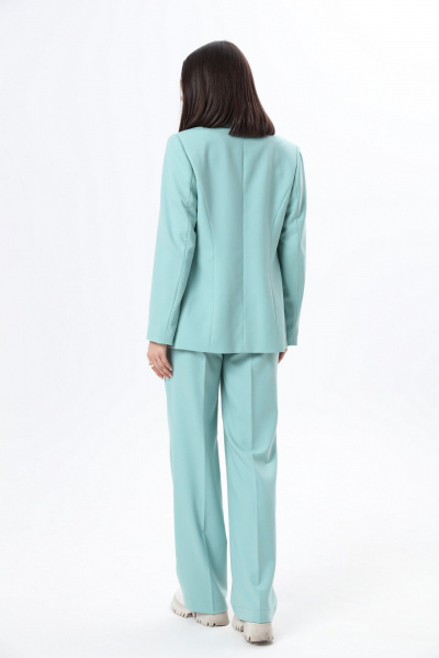 Демисезонный деловой комплект: жакет, брюки и блуза LM К6667-31 - фото 8