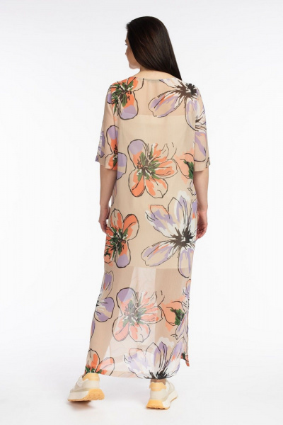 Платье FASHION CENTRE П-3512 кремовый - фото 5