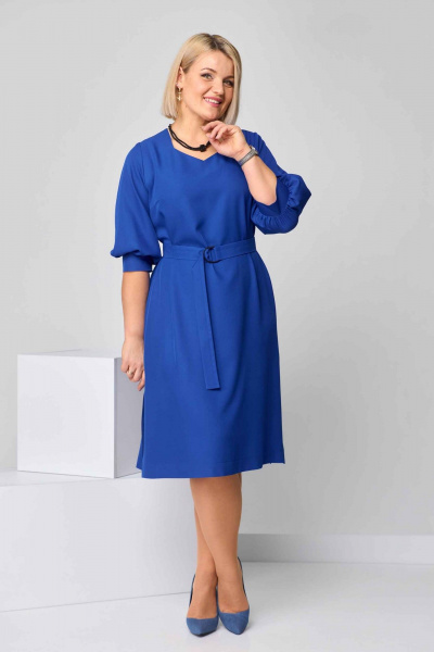 Платье Асолия 2667 васильковый - фото 3