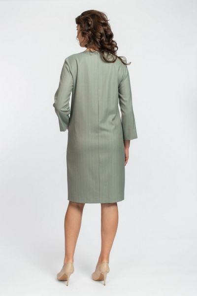 Платье из текстиля с потайными карманами и 3/4 рукавом FASHION CENTRE Пв-3611 - фото 4