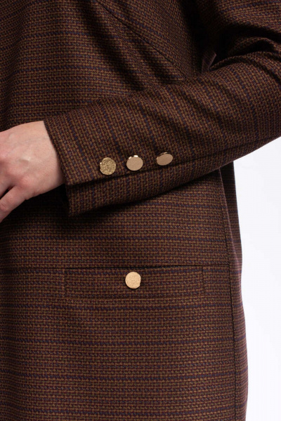 Платье из вискозы с карманами и прямым силуэтом FASHION CENTRE Пв-3620 - фото 6