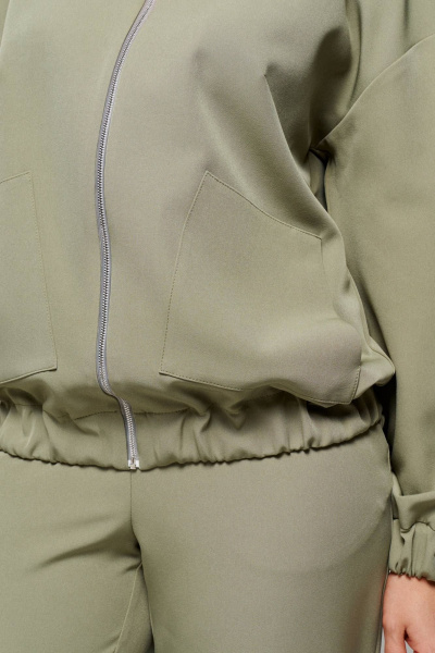 Брюки, бомбер Beautiful&Free 6104 хаки - фото 4