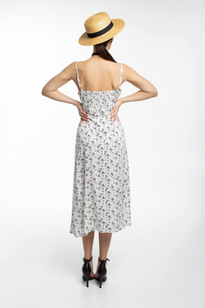 Сарафан Kiwi 5005 белый_в_цветы - фото 2