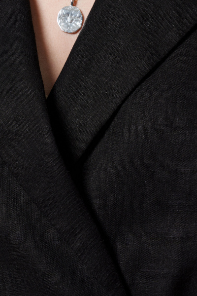 Жилет женский из вискозной ткани без рукавов Панда 185337w черный - фото 3