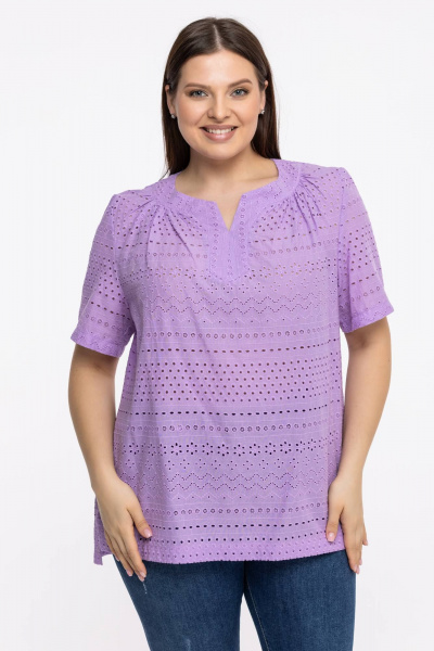 Блуза Avila 0858 лавандовый - фото 1