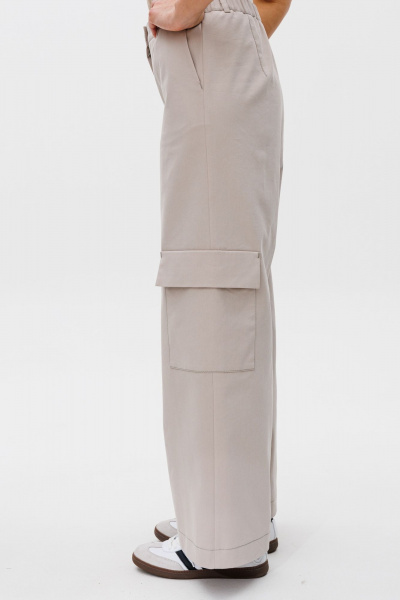 Брюки, жакет Gizart 5287 бежевый - фото 7