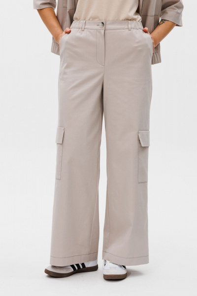 Брюки, жакет Gizart 5287 бежевый - фото 3