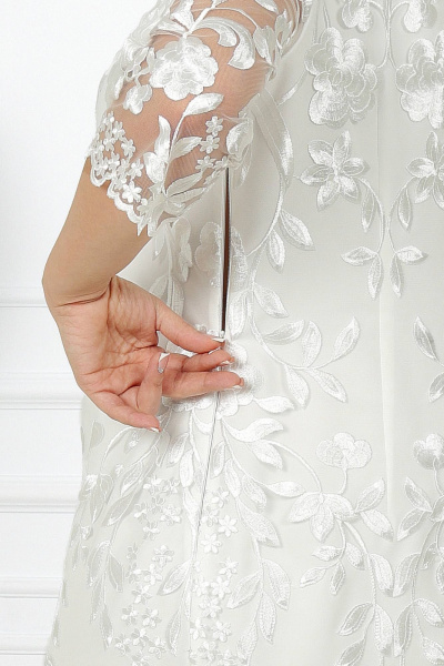 Платье Ninele 5753 молочный - фото 9