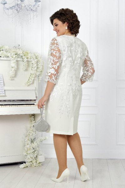Платье Ninele 5753 молочный - фото 3