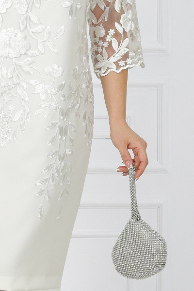 Платье Ninele 5753 молочный - фото 4