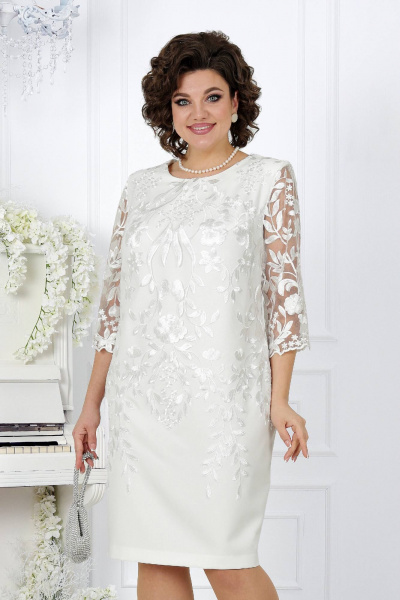 Платье Ninele 5753 молочный - фото 1