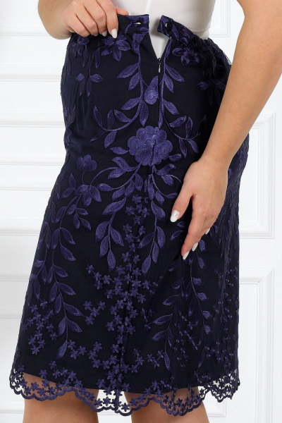 Блуза, юбка Ninele 5987 синий - фото 9