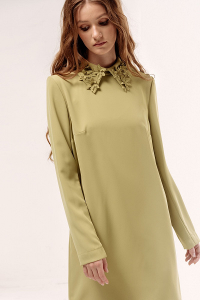Платье FLAIM 1052.01 фисташковый - фото 11