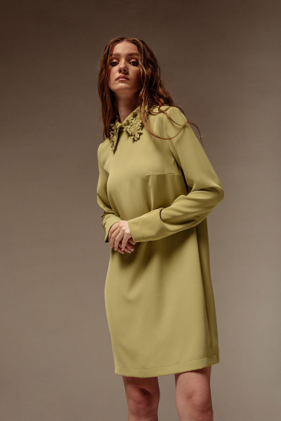 Платье FLAIM 1052.01 фисташковый - фото 9