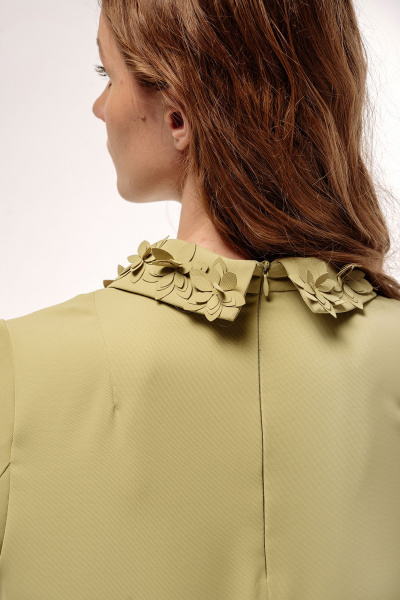 Платье FLAIM 1052.01 фисташковый - фото 8