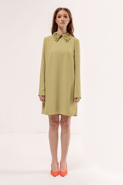 Платье FLAIM 1052.01 фисташковый - фото 6