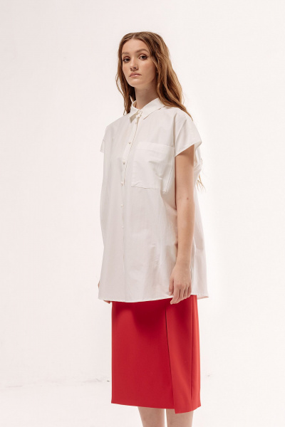 Рубашка FLAIM 1058 белый - фото 8