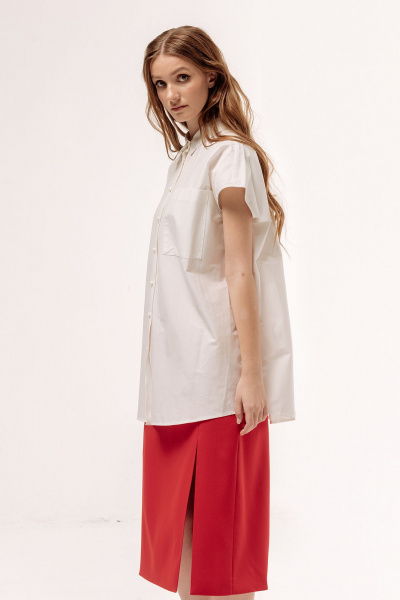 Рубашка FLAIM 1058 белый - фото 7