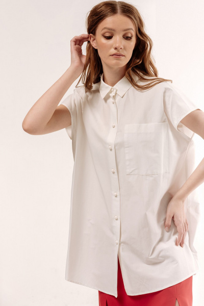 Рубашка FLAIM 1058 белый - фото 5