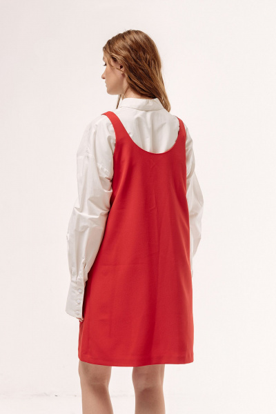 Сарафан FLAIM 1059 красный - фото 12