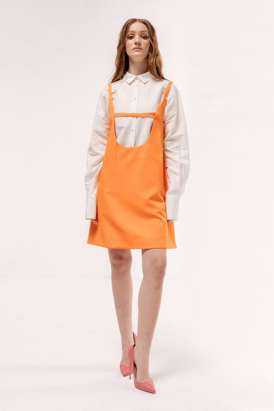 Сарафан FLAIM 1060 оранжевый - фото 6