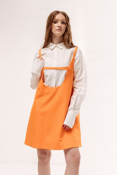 Сарафан FLAIM 1060 оранжевый - фото 1