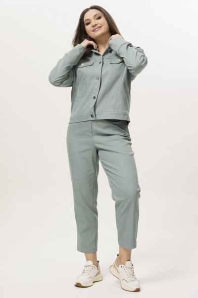 Брюки, жакет Ma Сherie 3040 мятный - фото 8