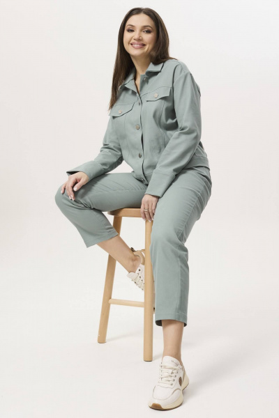 Брюки, жакет Ma Сherie 3040 мятный - фото 1