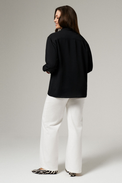 Блуза Панда 163440w черный - фото 4