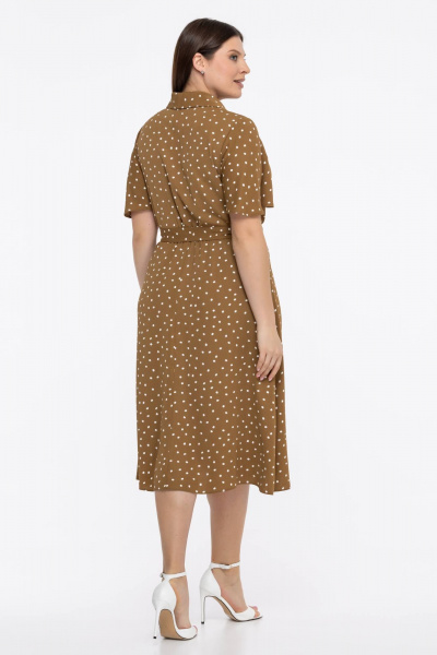 Платье Avila 0956 светло-коричневый - фото 6