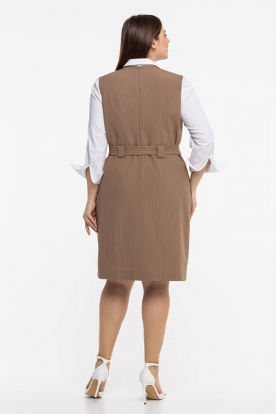 Сарафан Avila 0833 капучино - фото 2