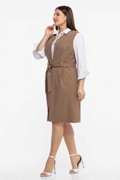 Сарафан Avila 0833 капучино - фото 8