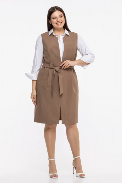 Сарафан Avila 0833 капучино - фото 3