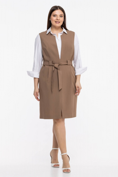 Сарафан Avila 0833 капучино - фото 1