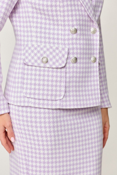 Жакет, юбка DaLi 3652 лаванда - фото 4