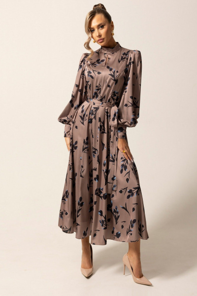 Платье Golden Valley 4771 светло-коричневый - фото 1