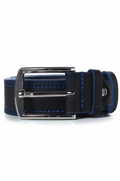 Ремень Galanteya 4819.22с627к45 1р черный/синий - фото 1