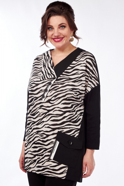 Блуза Matini 4.1244/1 зебра - фото 2