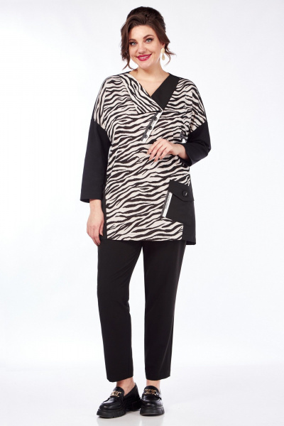 Блуза Matini 4.1244/1 зебра - фото 7